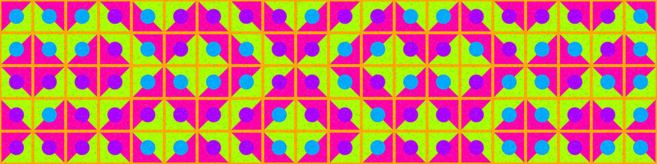 Abstract Geometric Pattern generative computational art illustration