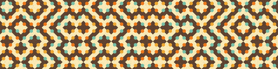 Abstract Geometric Pattern generative computational art illustration