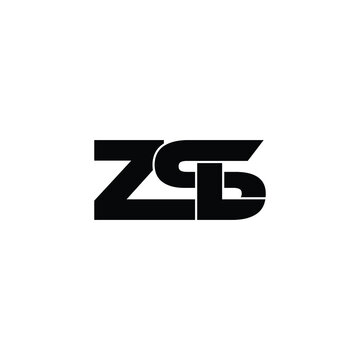 ZSL letter monogram logo design vector