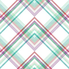 Rainbow Pastel Chevron Plaid Tartan textured Seamless Pattern Design