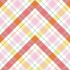 Rainbow Pastel Chevron Plaid Tartan textured Seamless Pattern Design