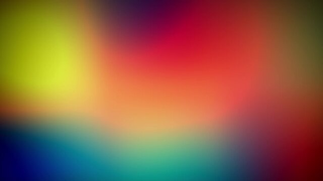 4K abstract light leak blurred colorful vivid rainbow gradient loop motion for background, transition or screen overlay. Concept animation for creative blurry vibrant colors effect element templates.