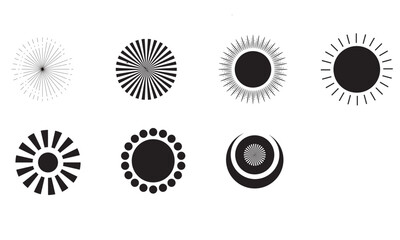 Variety of suns icon