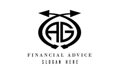 AG  financial advice logo vector