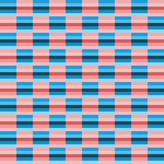 pink and blue checkered pattern