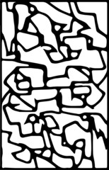 illustration of an background/ Ausmalbild