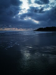 Obraz premium storm over the sea