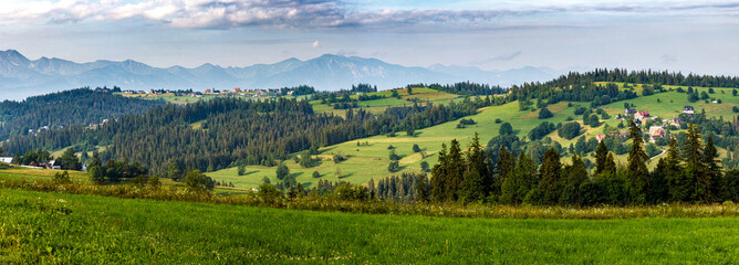 View at the Tatra Mountains