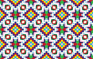 Geometric ethnic pattern. seamless geometric pattern. seamless pattern. figure tribal embroidery. Design for fabric, curtain, carpet, batik, fabric, folk pattern.