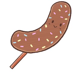 R:もっとメルヘンな和菓子屋さん　チョコバナナ②