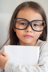 young girl having a unhappy back to school