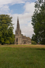 Fototapeta na wymiar Fountains Abbey, Yorkshire Public Church