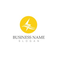 flash thunderbolt logo template