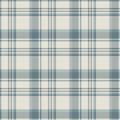 Plaid seamless pattern. Vector background of textile ornament. Flat fabric design.