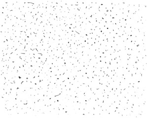 Hand-draw dots with a pen on a white background. Stock vector illustration with doodle texture for the design of cards and packages on craft paper.