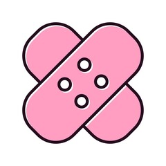 Bandage Filled Vector Icon Design