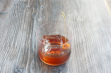 old fashion cocktail