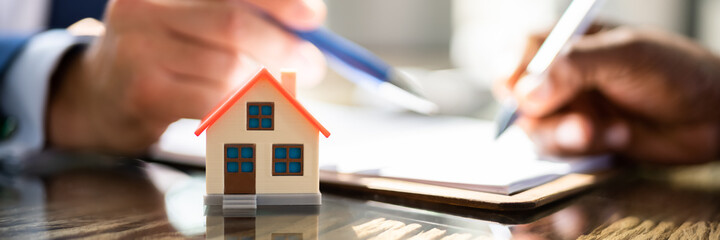 Signing Property Contract Paper