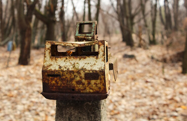 Pripyat is an exclusion zone after Black Andbult nuclear disaster at the nuclear power plant.