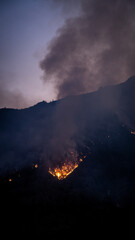 clouds over the city
