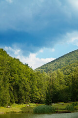 Obraz premium landscape with river