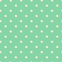 flowers seamless print. white daisies vector print for clothes or prints