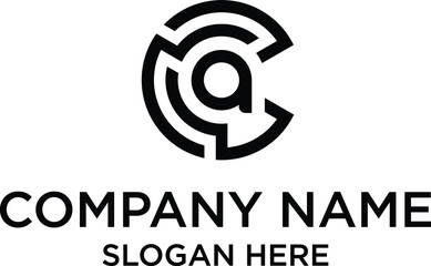 logo CA / vector CA / icon CA / initials CA