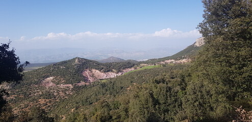 view of the mountains