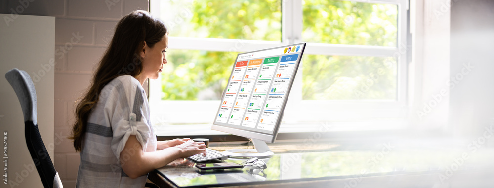 Poster Scrum Project Manager Scheduling