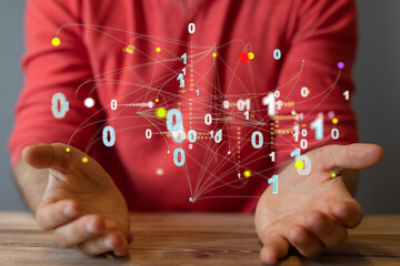 Futuristic wave, Futuristic data stream