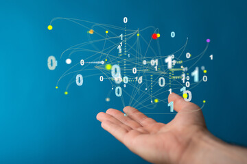 Futuristic wave, Futuristic data stream
