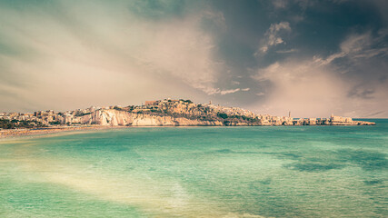 Vieste sea and sky landscape