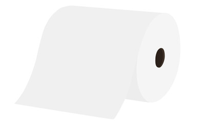 Paper roll svg vector illustration