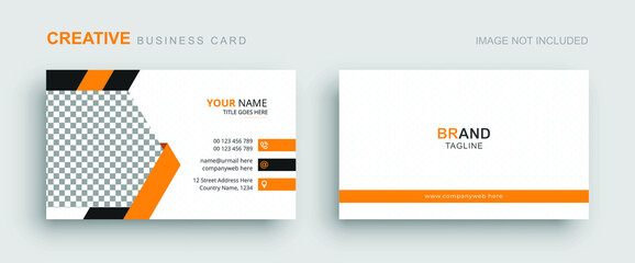 Business Card - Creative Business Card - Modern Business Card Template - Minimalist and Clean Business Card - Visiting Card