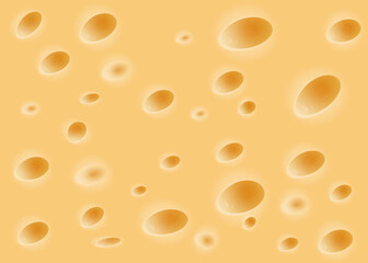 Cheese texture image, flat illustration for backgrounds and cheese wedge creations