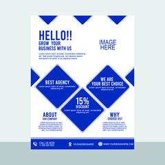 Creative Business Flyer design template