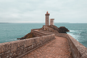 Le phare du petit Minou dans le finistère en Bretagne