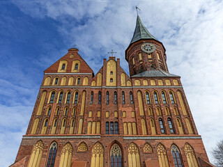 Fototapeta na wymiar Gothic Cathedral in Kaliningrad