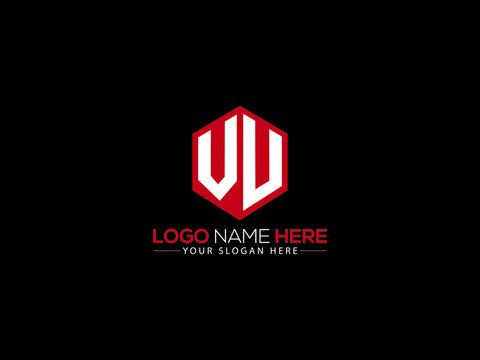 Letter VU Logo, creative vu logo icon vector for your brand