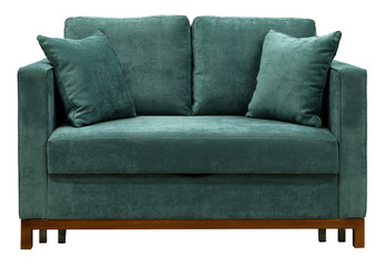 Sofa isolated on white background. Including clipping path