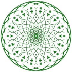 green round ornament