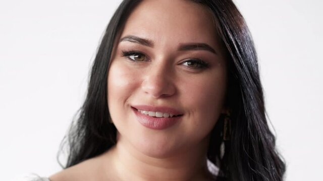 plus size model body positive overweight woman