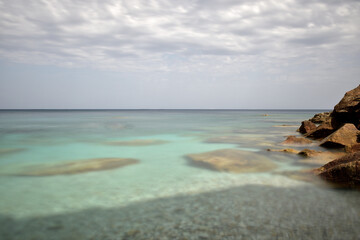 Long exposure at la Sorgente beach on the Elba island