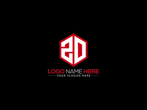Letter ZD Logo, creative zd logo icon vector for your brand