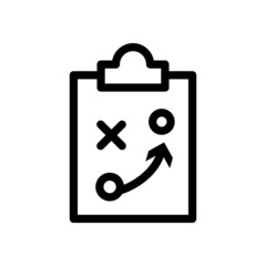 strategy icon illustration vector graphic