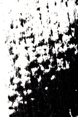 Obraz premium Black Paint Stripes and lines on White Background for Abstract Design