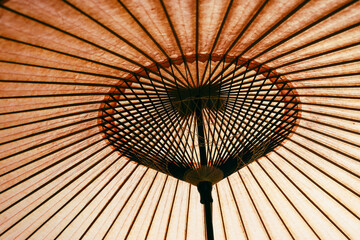 画面一杯に撮影した和傘