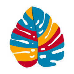 tropical palm plant branch pattern background for t shirt print or poster design.