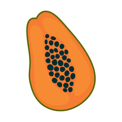 Doodle fruit pattern background for t shirt print or poster design.