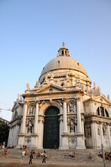 The Basilica Di Santa Maria Della Salute, Venice, Italy.